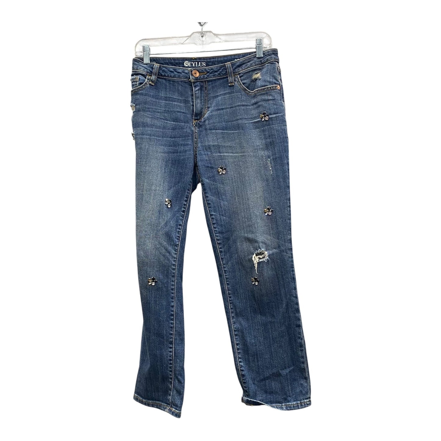 Jeans Boyfriend By Stylus In Blue, Size:10