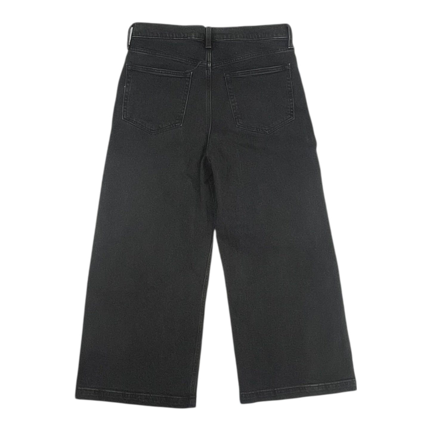 Jeans Straight By Gap In Black Denim, Size:8
