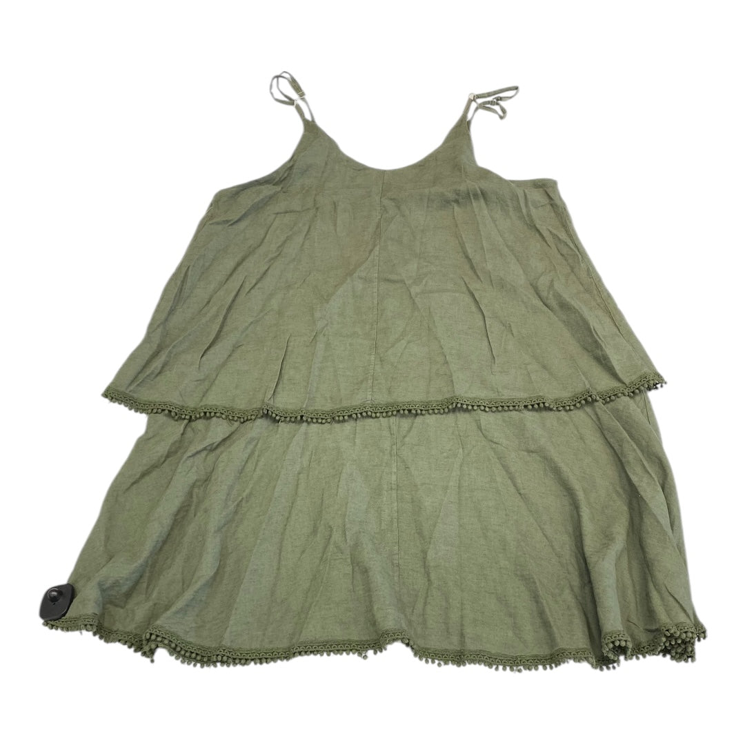 Dress Casual Midi By Cristina vergani In Green, Size:Xl
