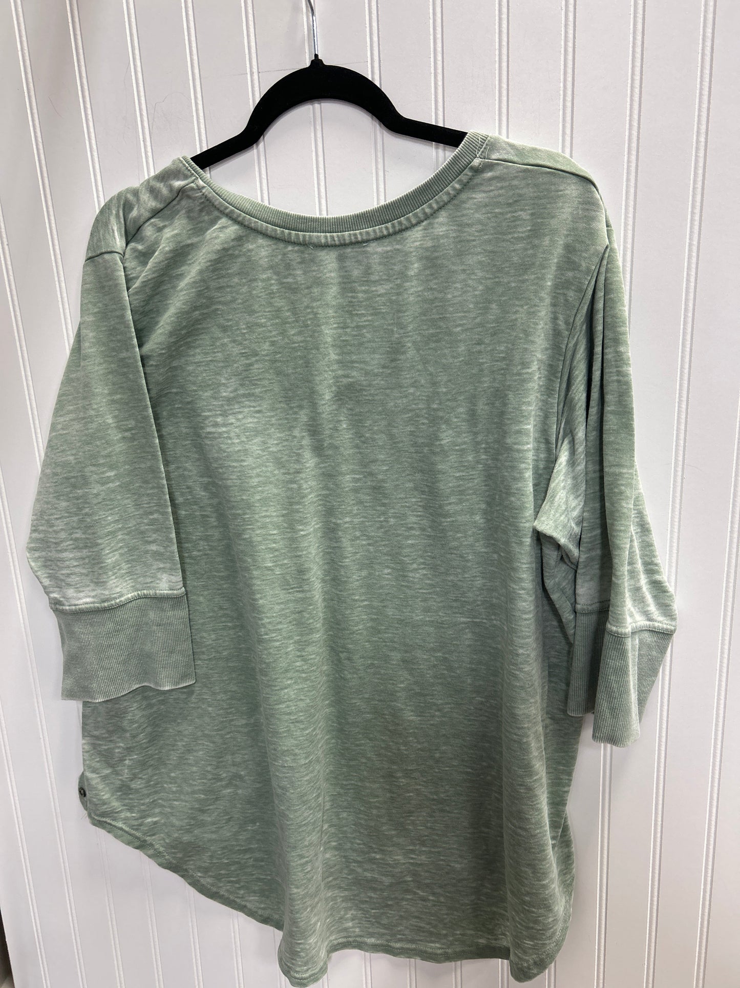 Top Ls By Jane And Delancey In Green, Size:2X