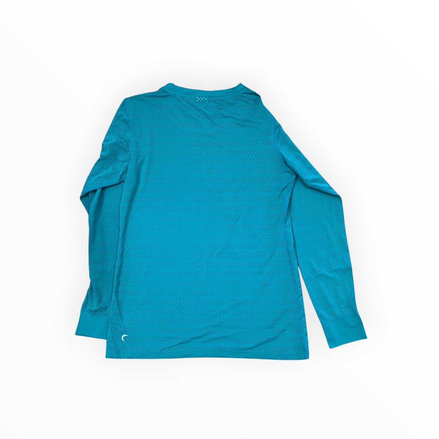 Athletic Top Ls Collar By Zyia In Teal, Size:M
