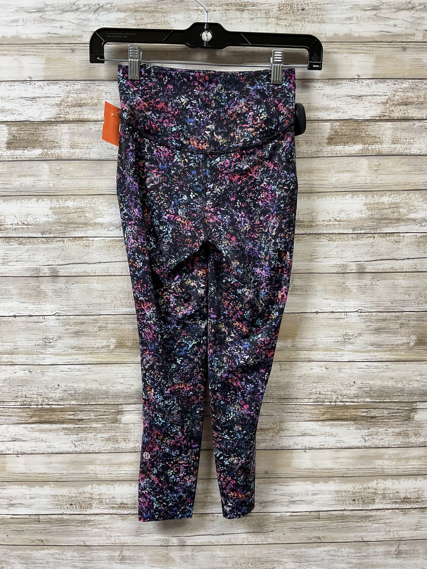 Athletic Capris By Lululemon In Floral Print, Size:2