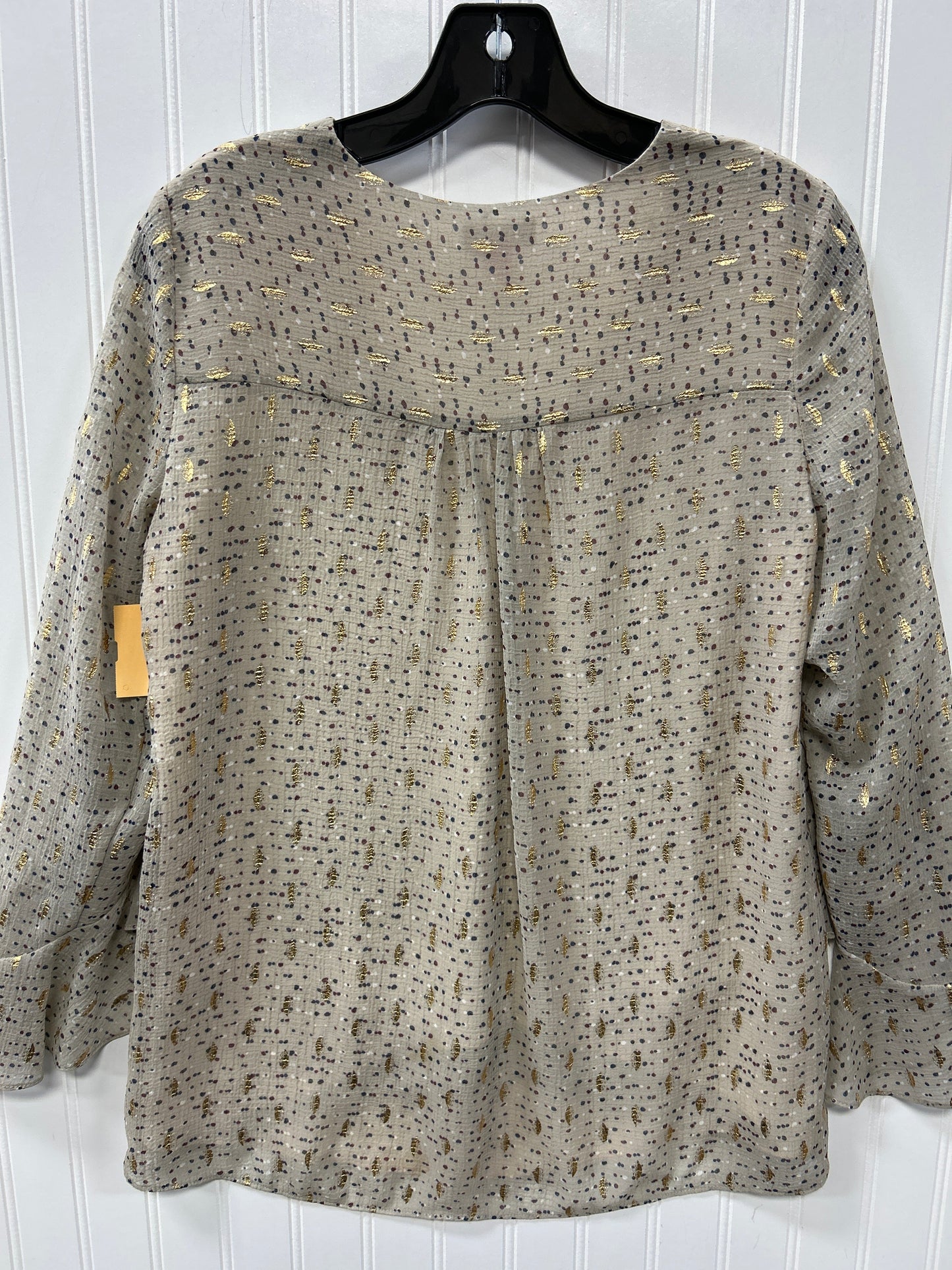 Blouse Ls By Vince Camuto In Cream, Size:Xs