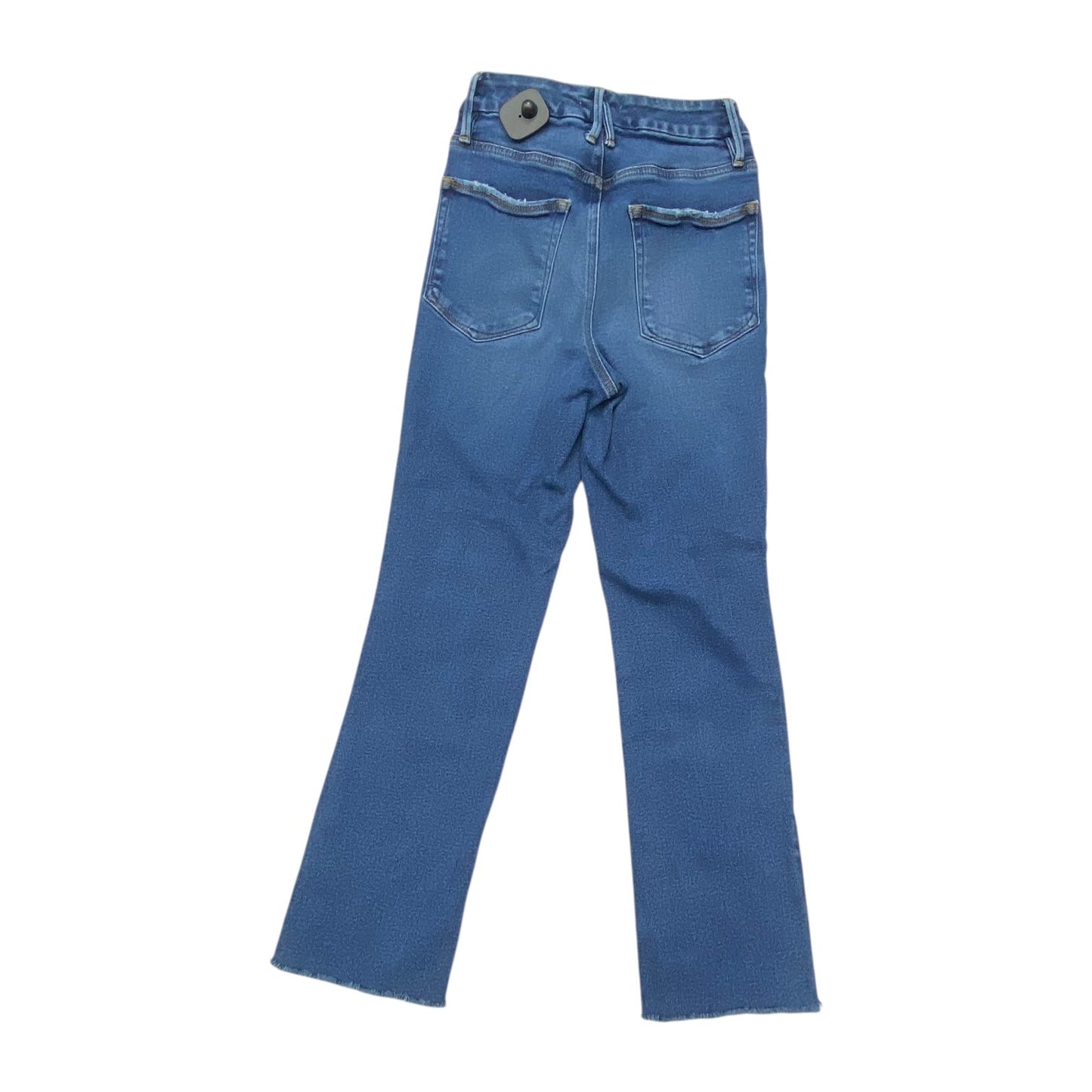 Jeans Boot Cut By Good American In Blue Denim, Size:2