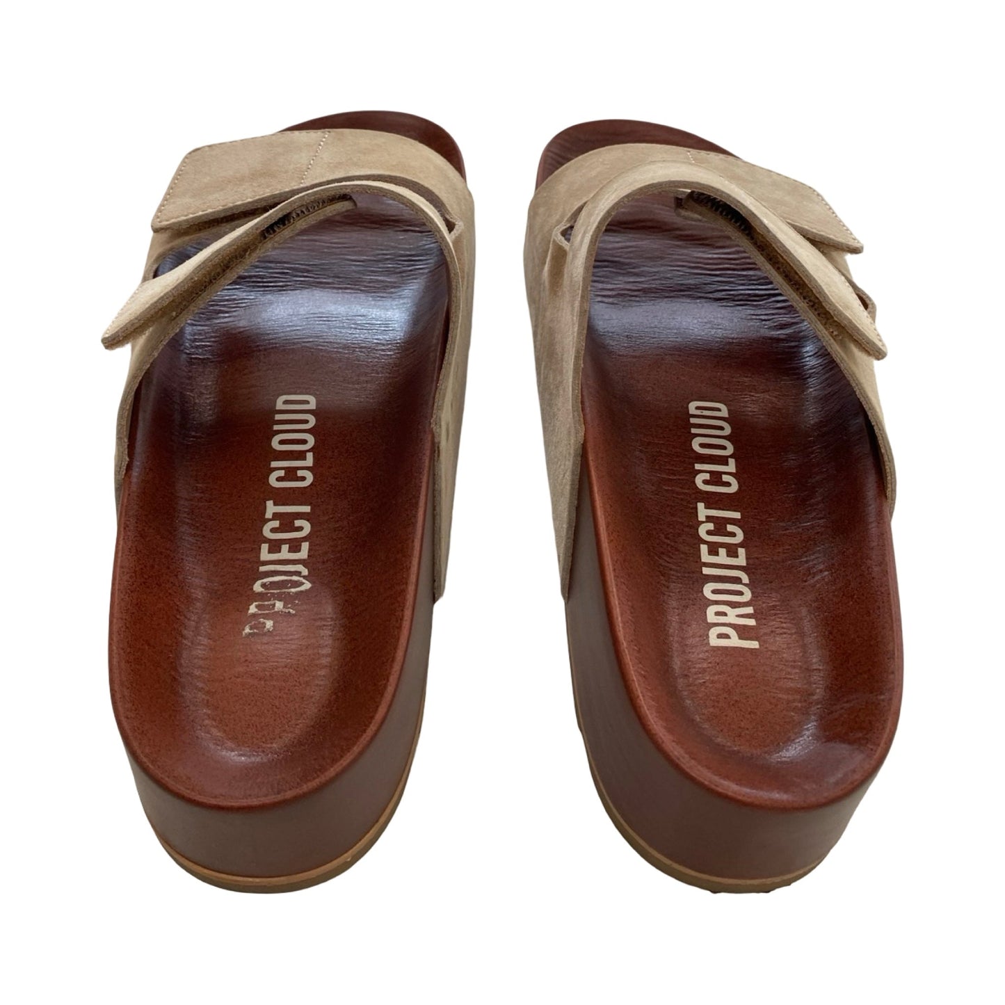 Sandals Flats By Cmc In Cream, Size:8.5