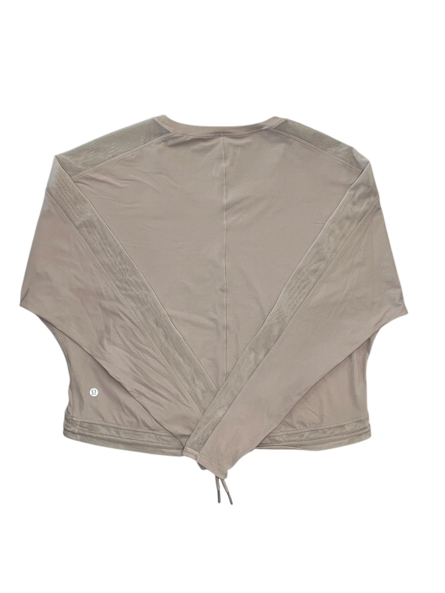 Athletic Top Ls Crewneck By Lululemon In Pink, Size:M