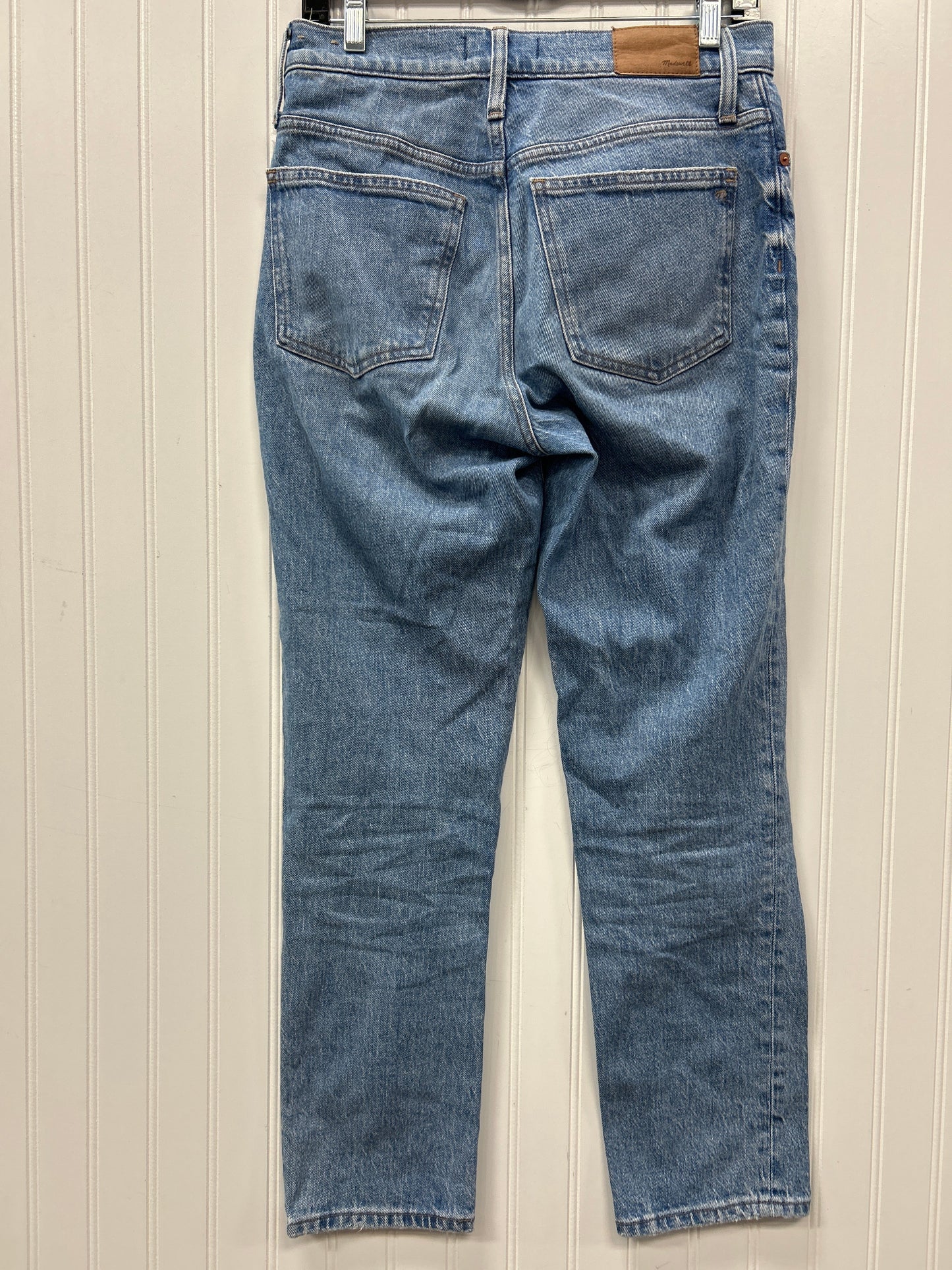Jeans Straight By Madewell In Blue Denim, Size:2