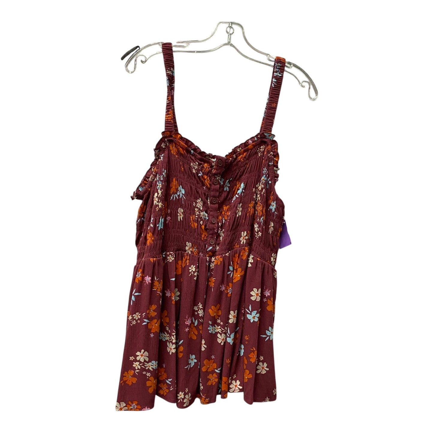 Top Sleeveless By Torrid In Red, Size:3X