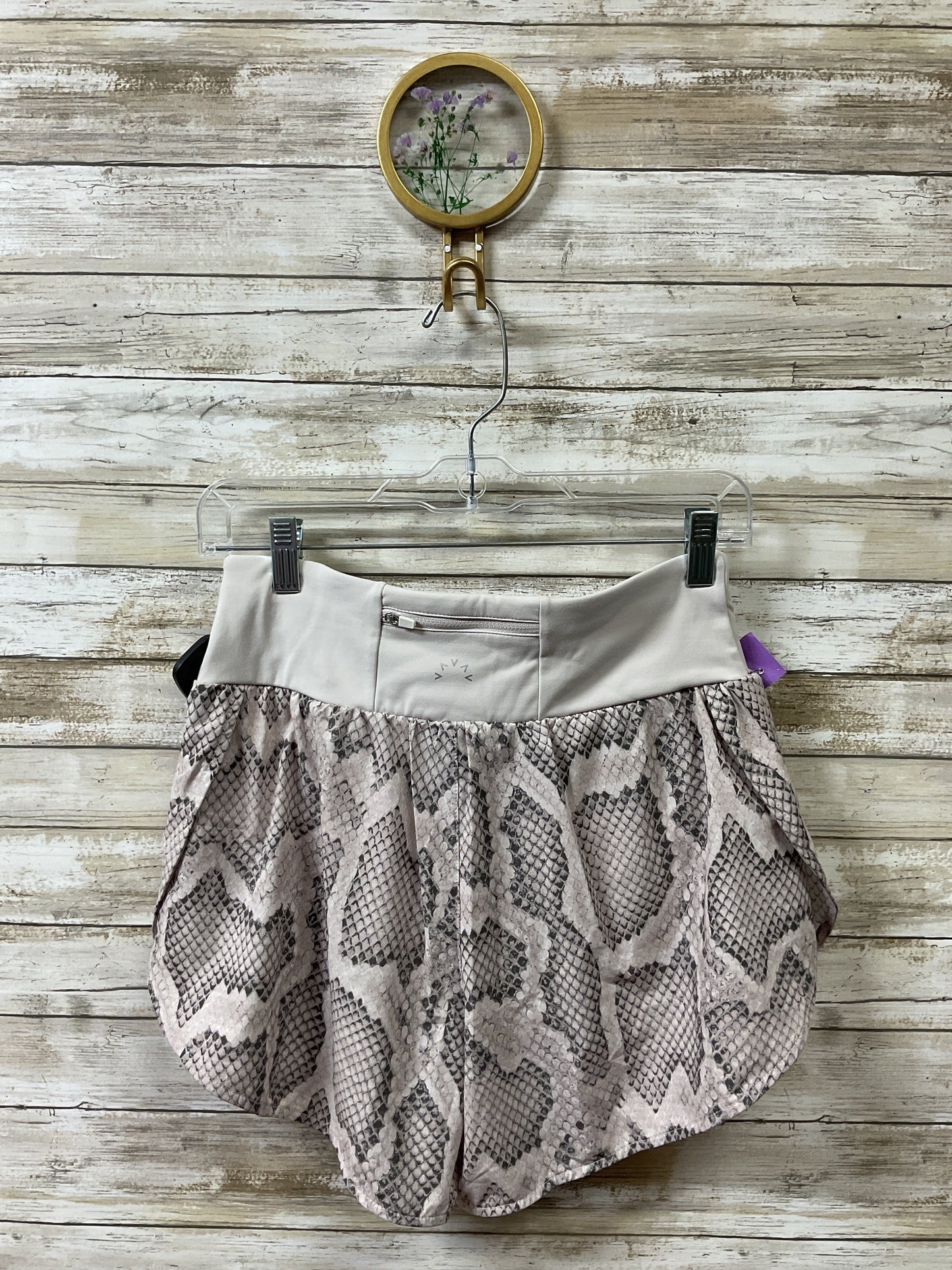 Athletic Shorts By Varley In Snakeskin Print, Size:S