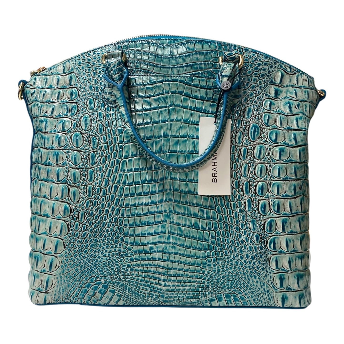 Handbag Designer By Brahmin In Blue, Size:Large
