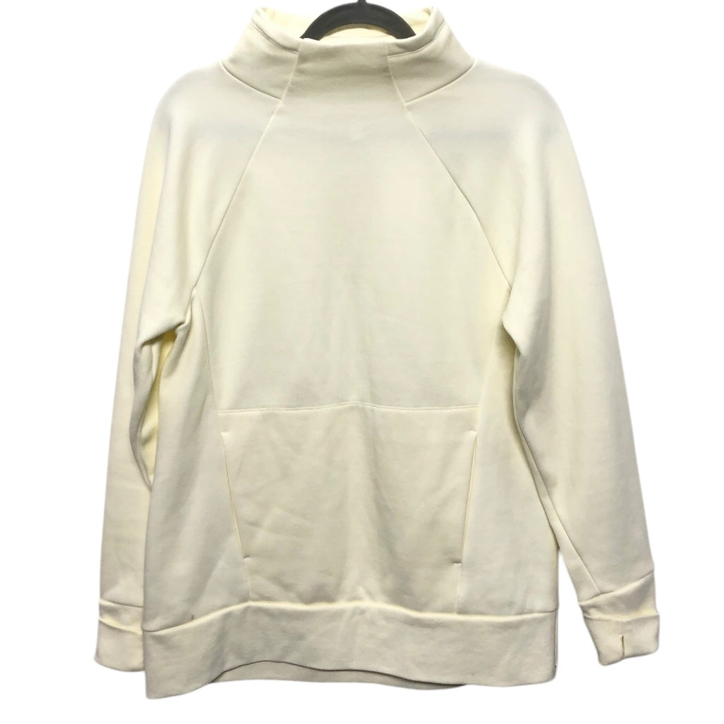 Athletic Sweatshirt Collar By Fabletics In Cream, Size:S