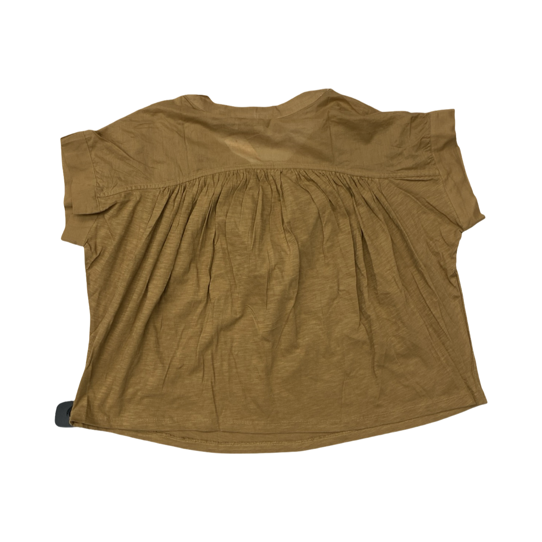 Top Ss By Loft In Tan, Size:Xs