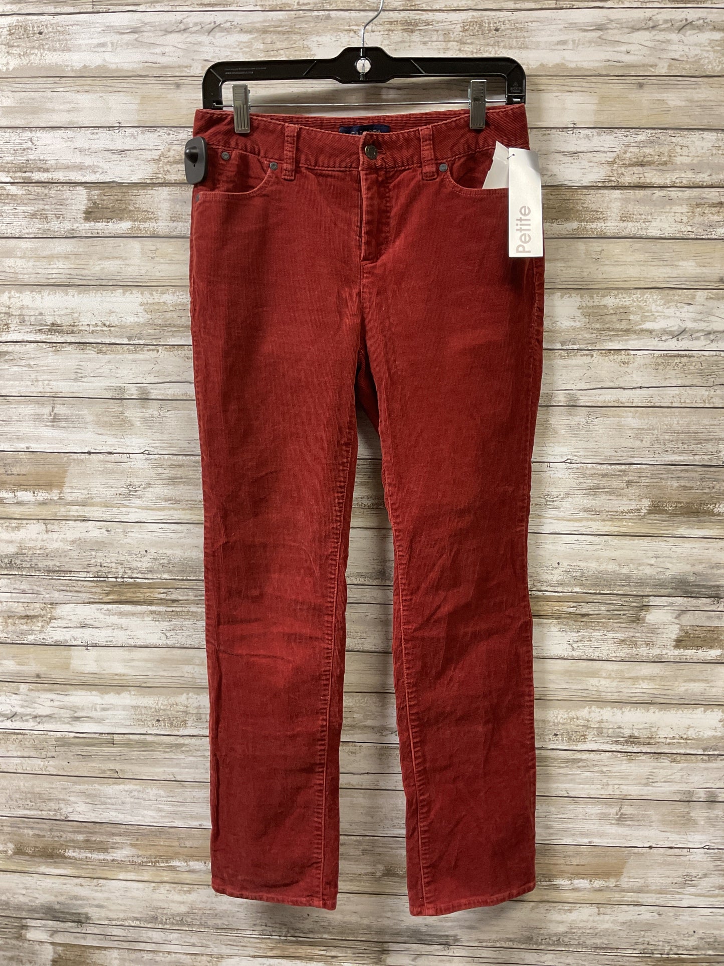 Pants Corduroy By Talbots In Red, Size:4P