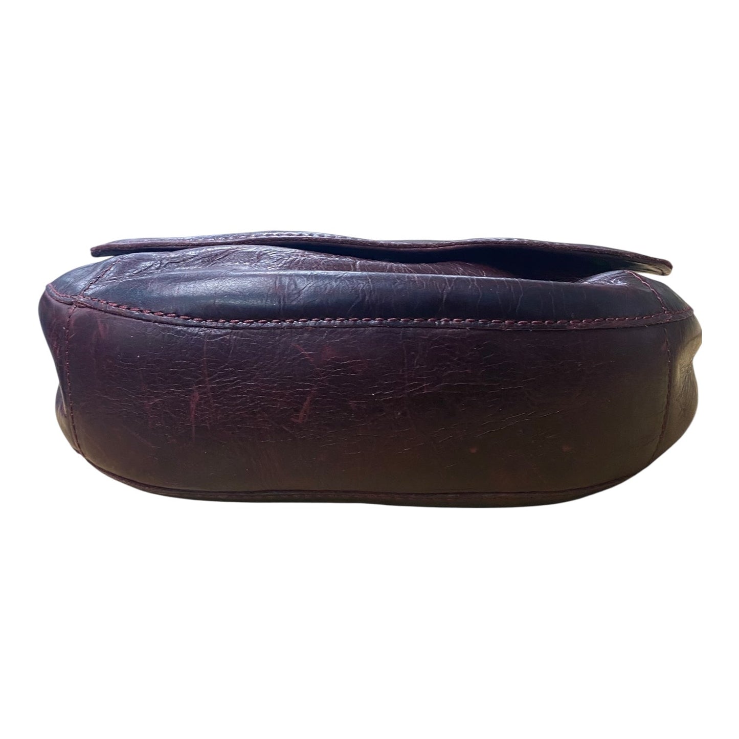 Crossbody Designer By Frye In Purple, Size:Medium