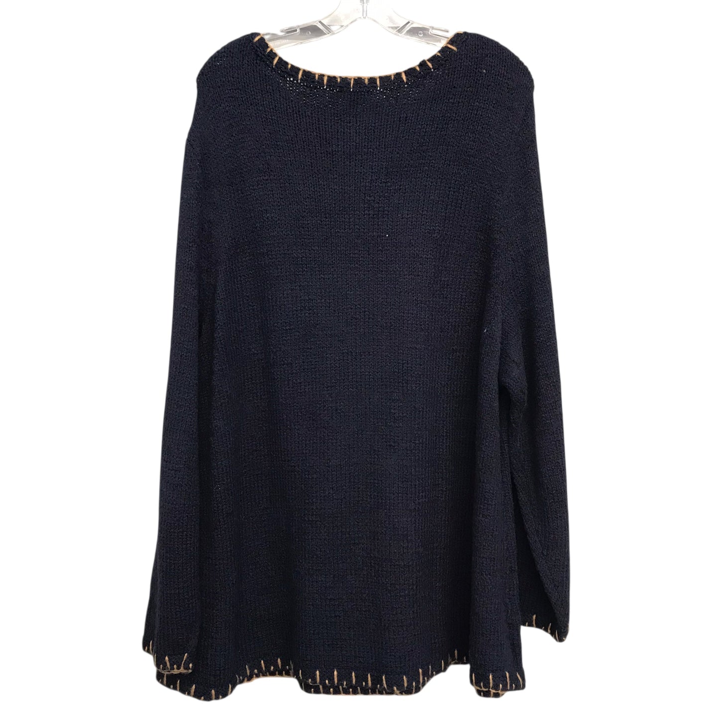 Sweater By Pure Jill In Navy, Size:4X