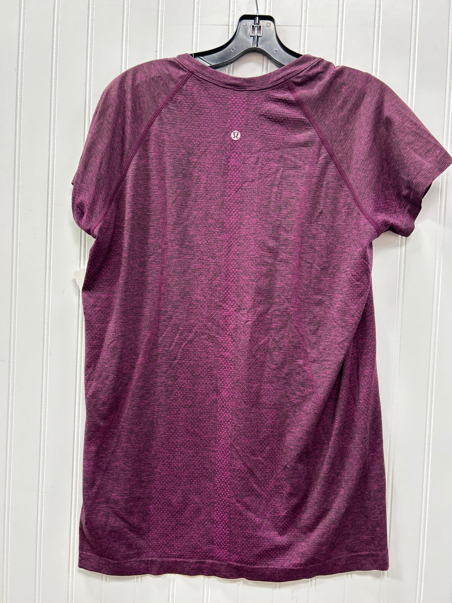 Athletic Top Ss By Lululemon In Purple, Size:12