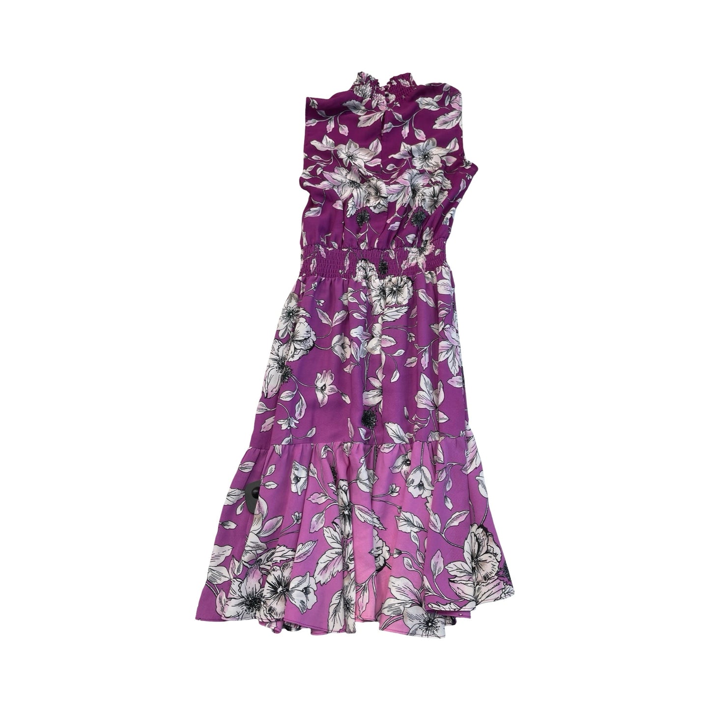Dress Casual Midi By Nanette By Nanette Lepore In Purple & White, Size:8