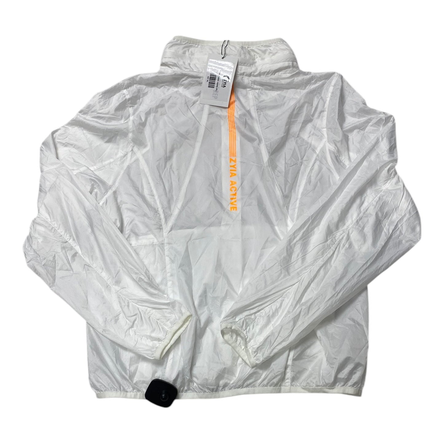 Athletic Top Ls Hoodie By Zyia In White, Size:Xl