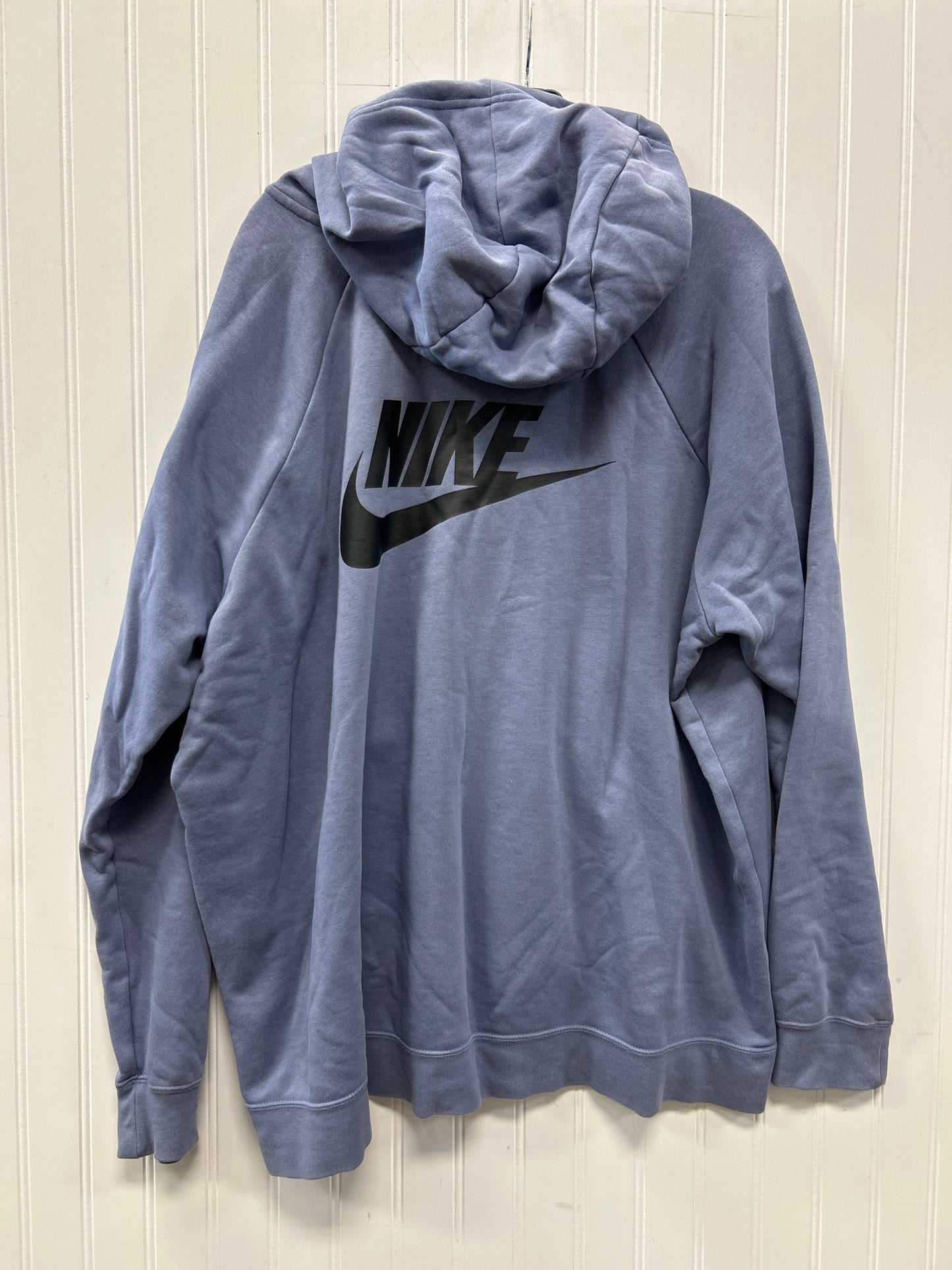Sweatshirt Hoodie By Nike Apparel In Blue, Size:1X