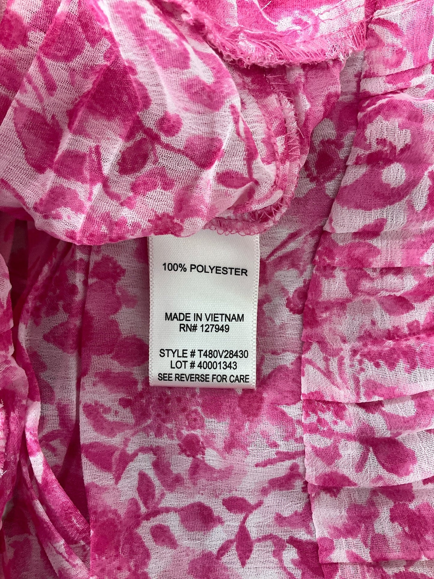 Top Sleeveless By Clothes Mentor In Pink, Size:M