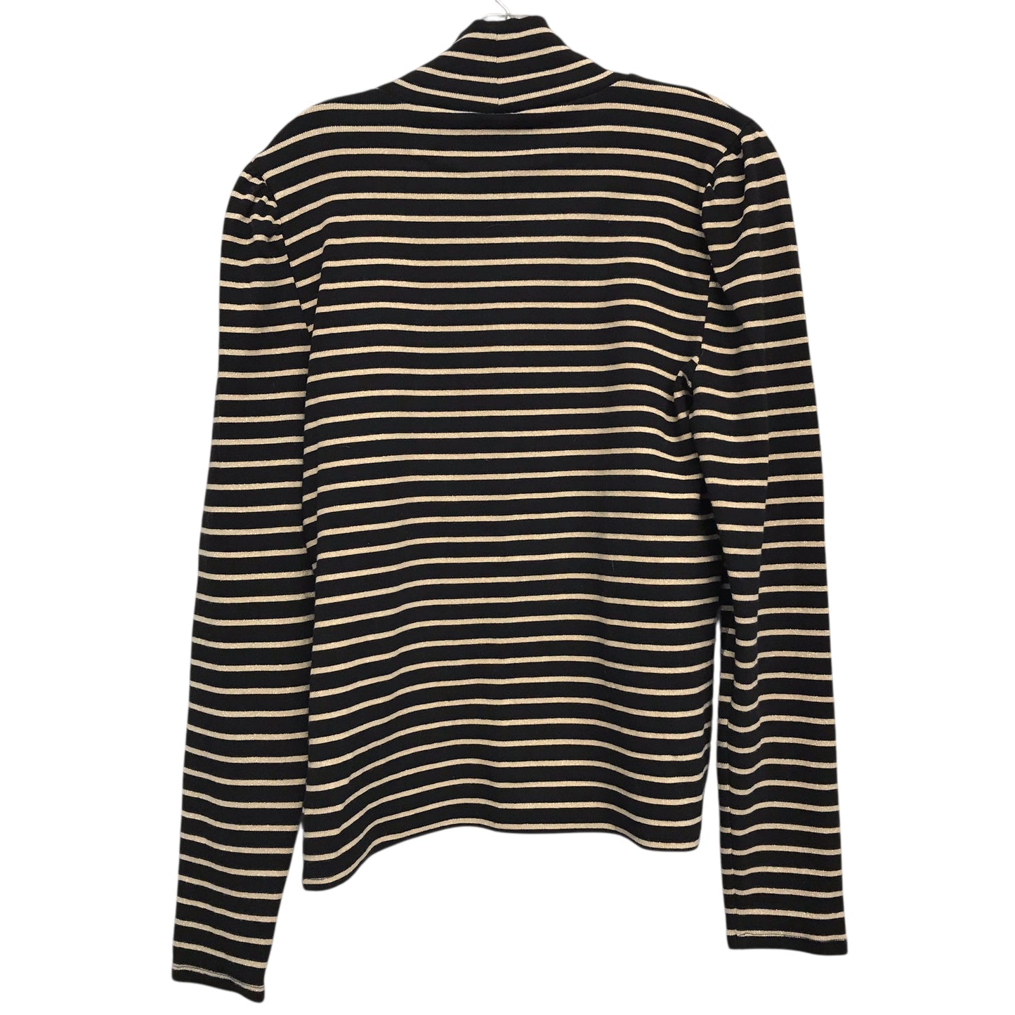 Top Ls By J. Crew In Black & Gold, Size:Xl