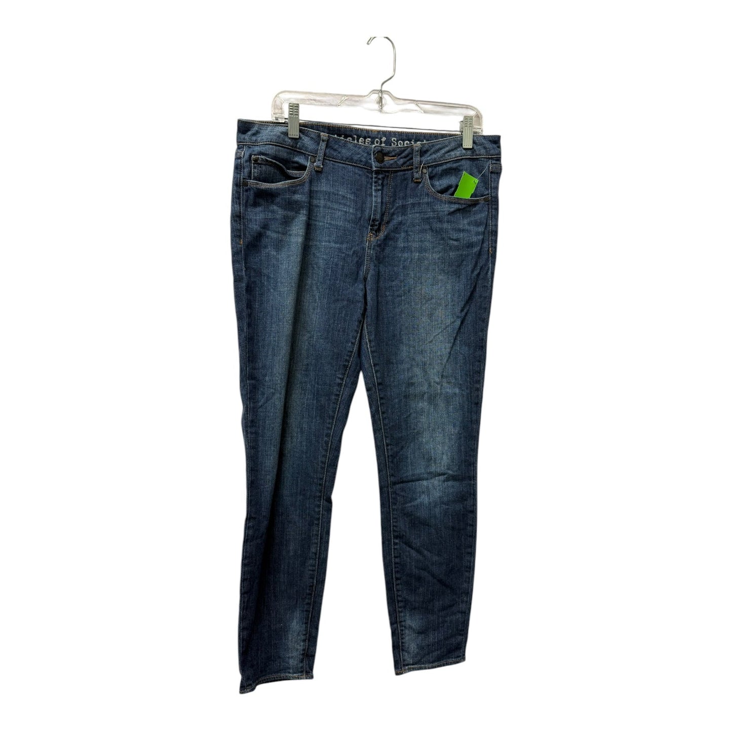 Jeans Straight By Articles Of Society In Blue, Size:12