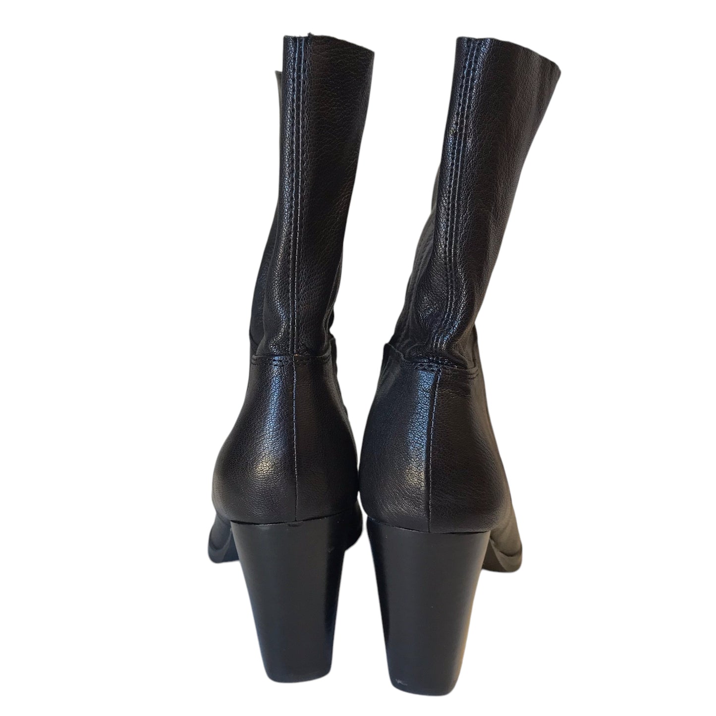 Boots Western By Bleecker & Bond In Black, Size:7.5