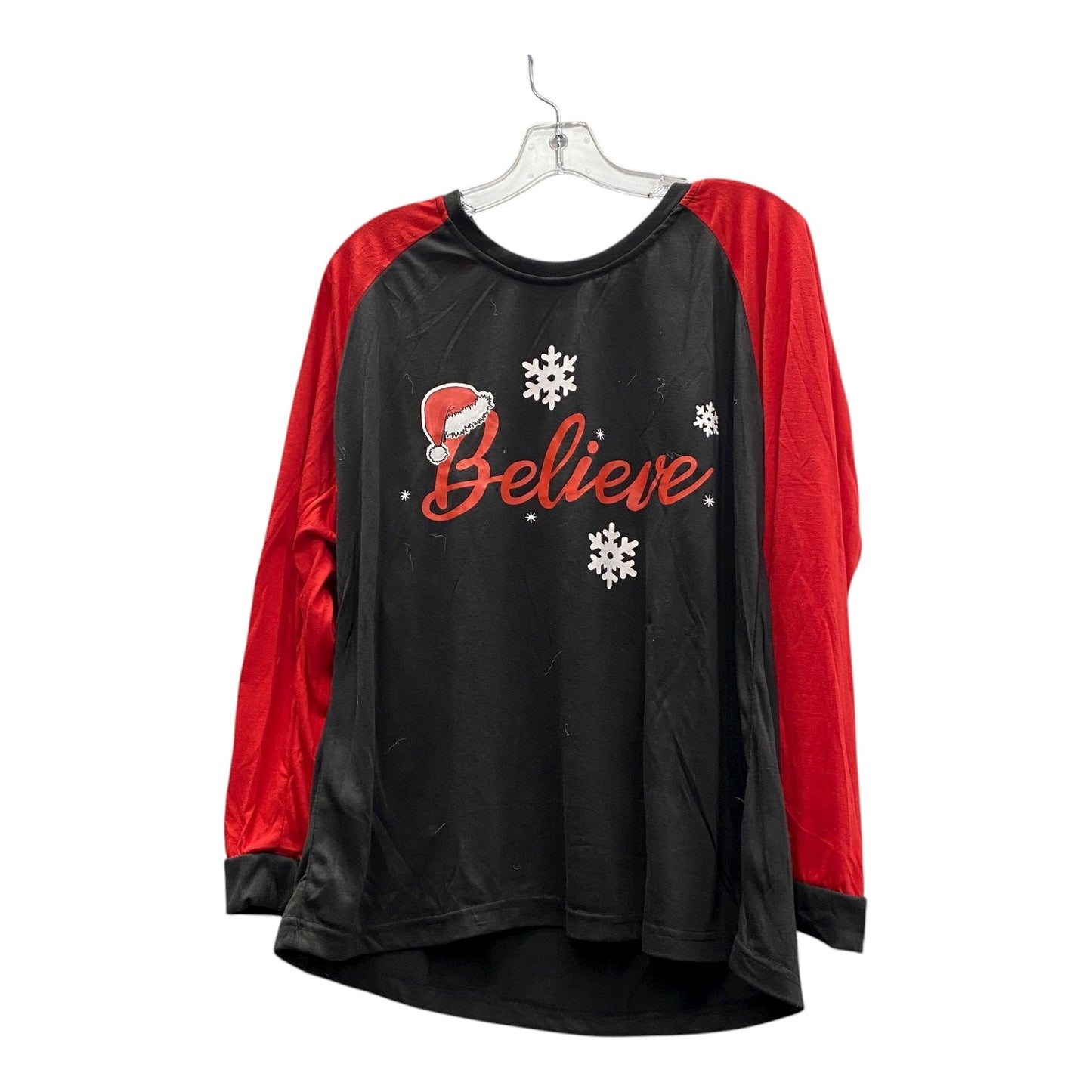 TOP LS in RED, Size:XL