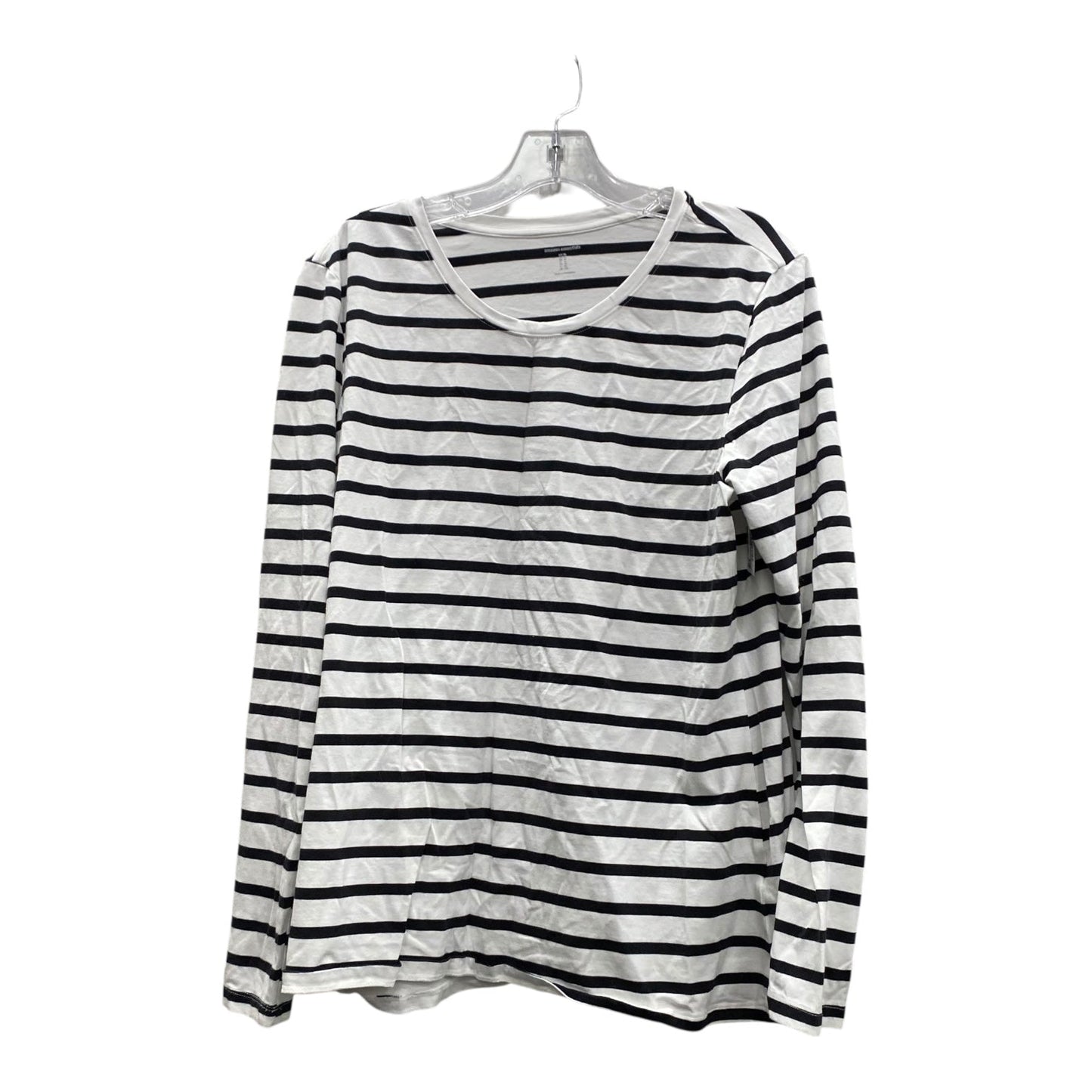 Top Ls Basic By Amazon Essentials In Black & White, Size:Xl