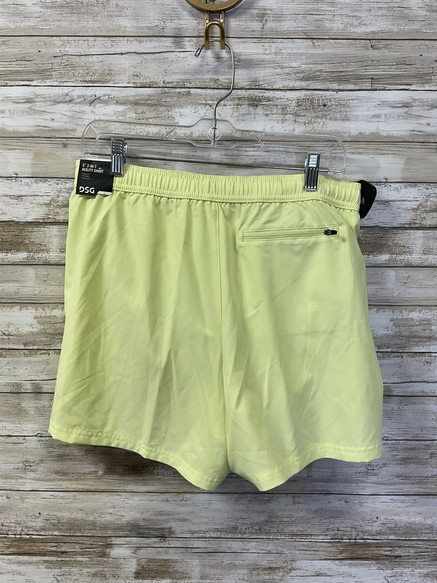 Athletic Shorts By Dsg Outerwear In Yellow, Size:L