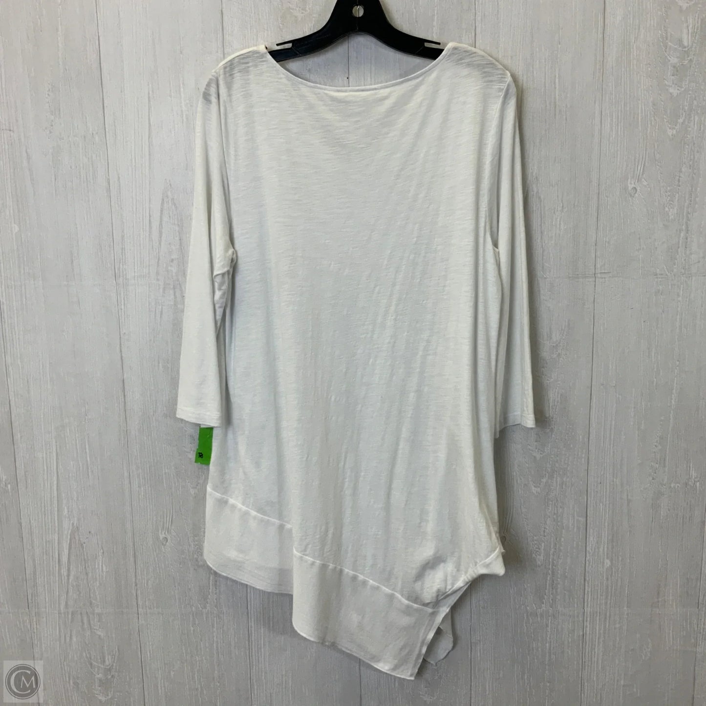 Tunic 3/4 Sleeve By Chicos In White, Size: M