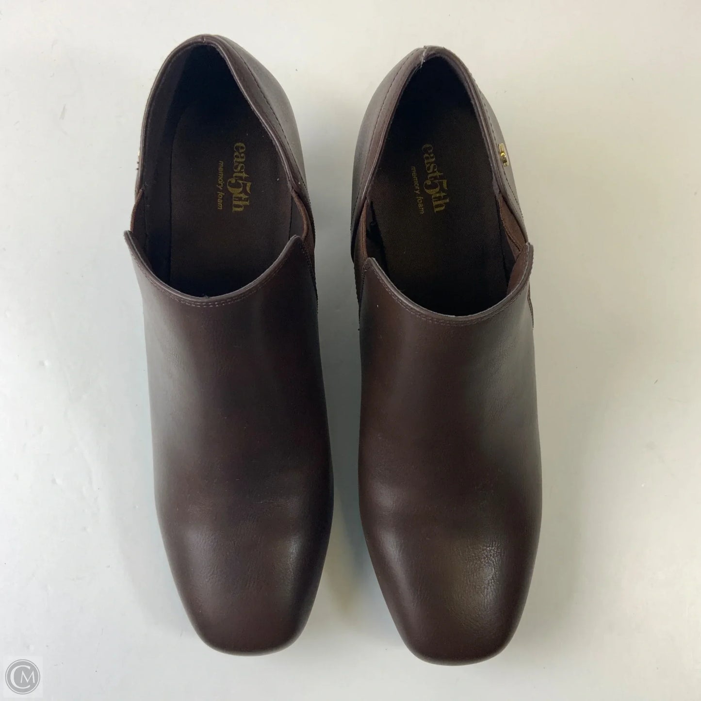 Boots Ankle Heels By East 5th In Brown, Size: 9.5