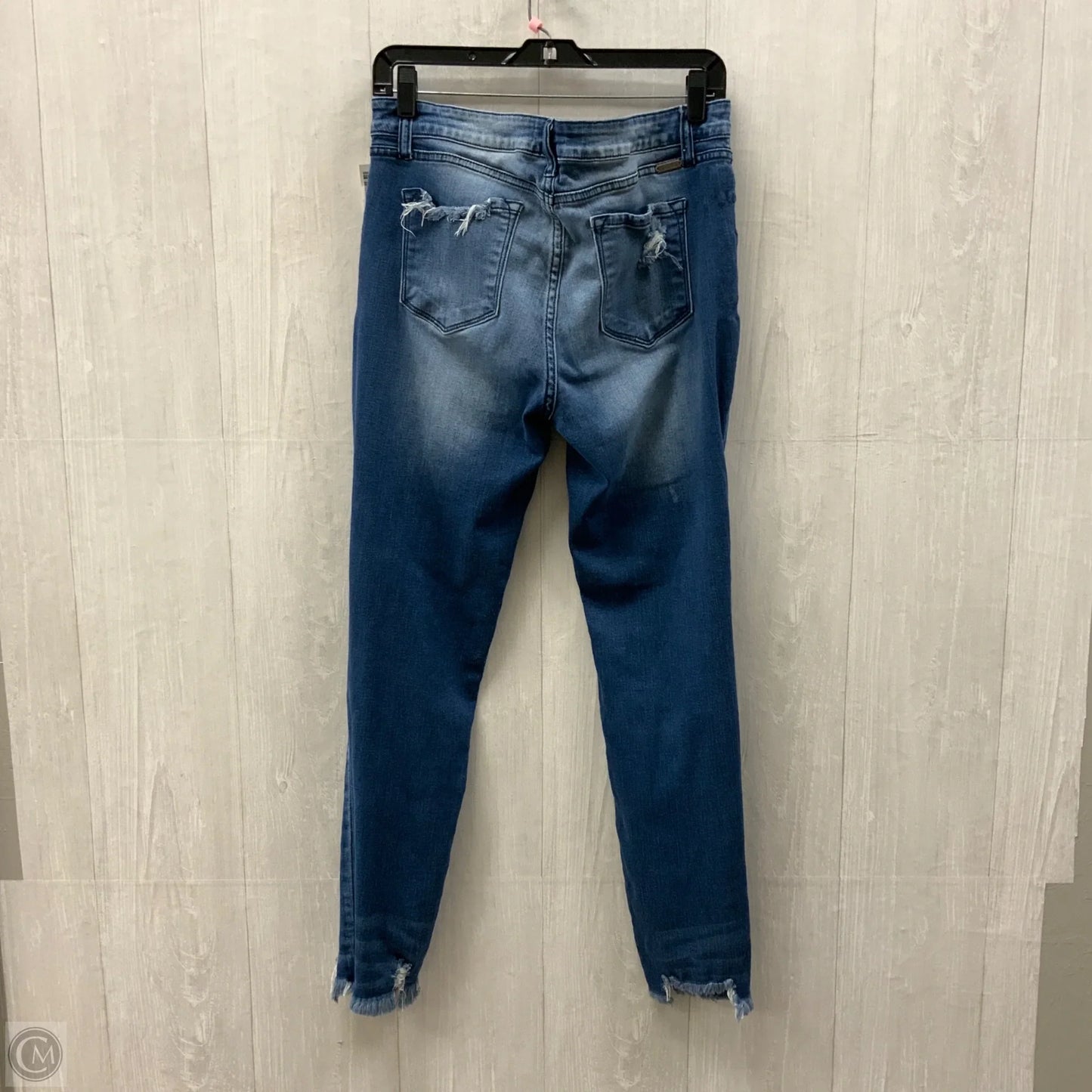 Jeans Skinny By Judy Blue In Blue Denim, Size: 14