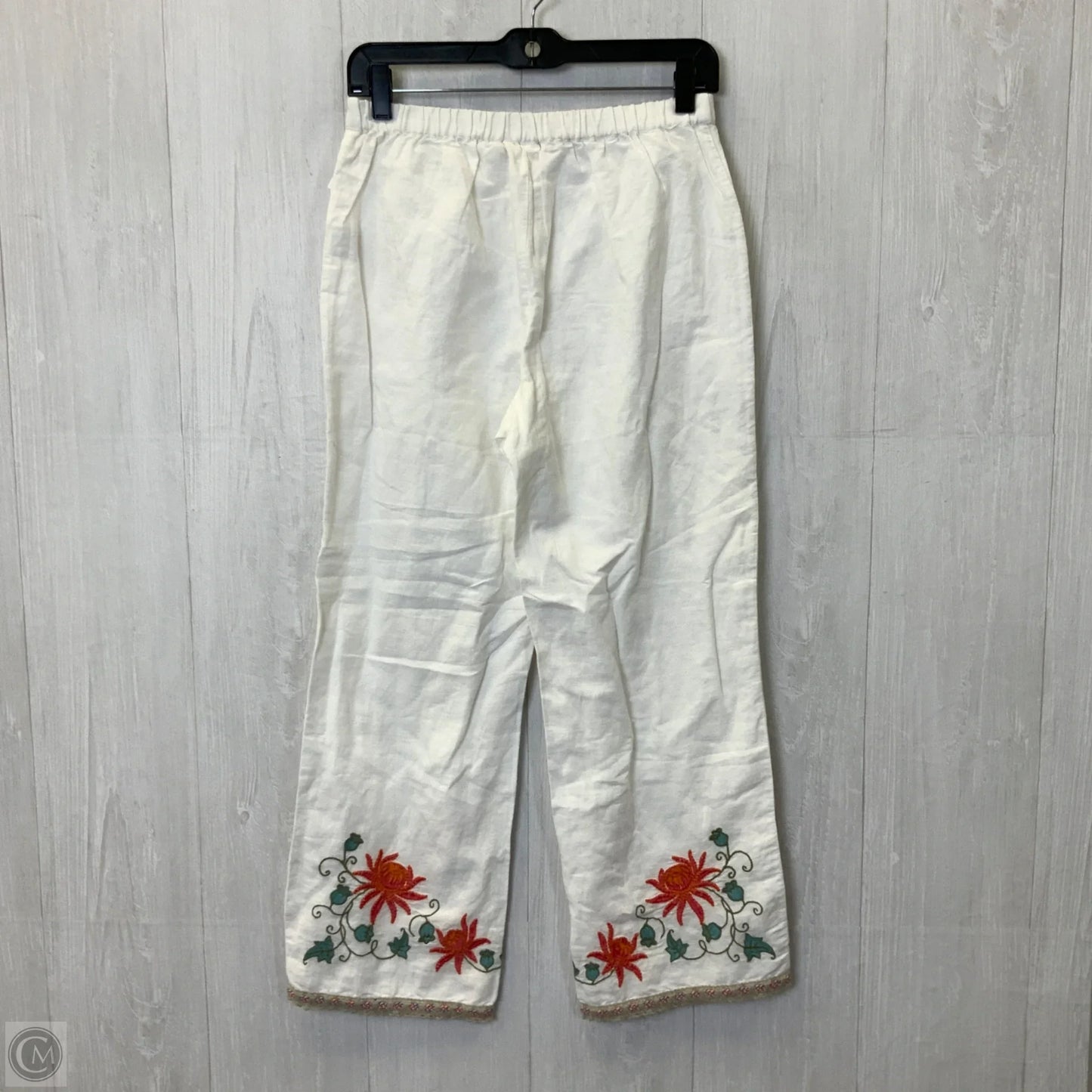 Pants Cropped By Soft Surroundings In White, Size: Xsp