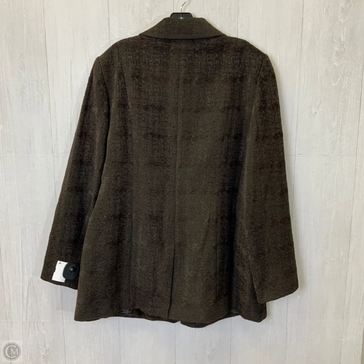 Coat Peacoat By Tribal In Brown, Size: Xl