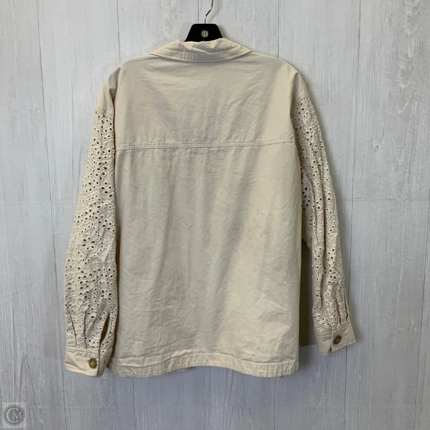 Jacket Shirt By Maurices In Tan, Size: Xl