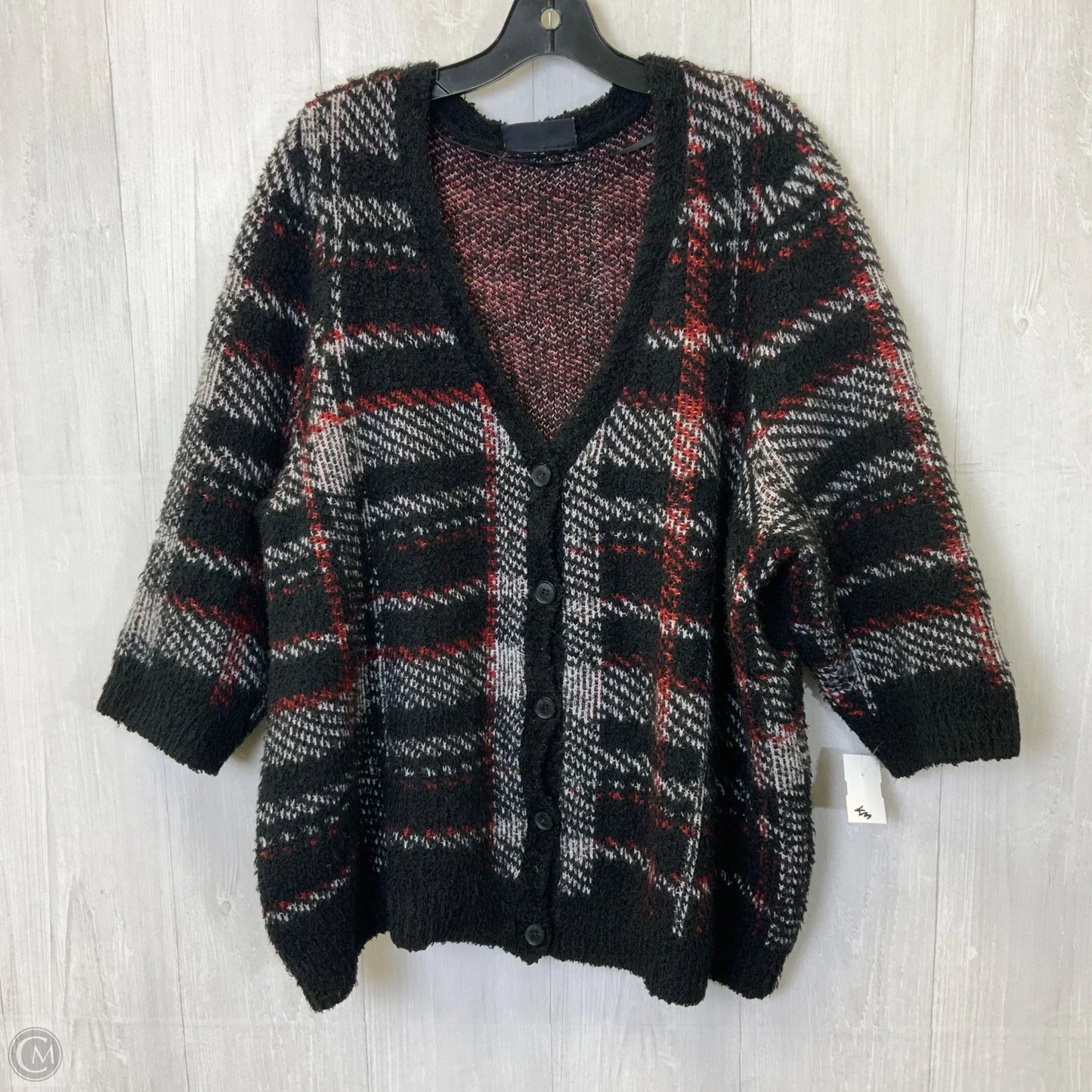 Sweater 2pc By Lane Bryant In Black & Red, Size: 4x