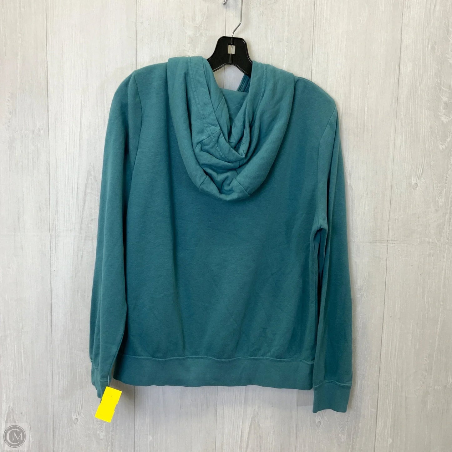 Sweatshirt Hoodie By Nike Apparel In Teal, Size: M