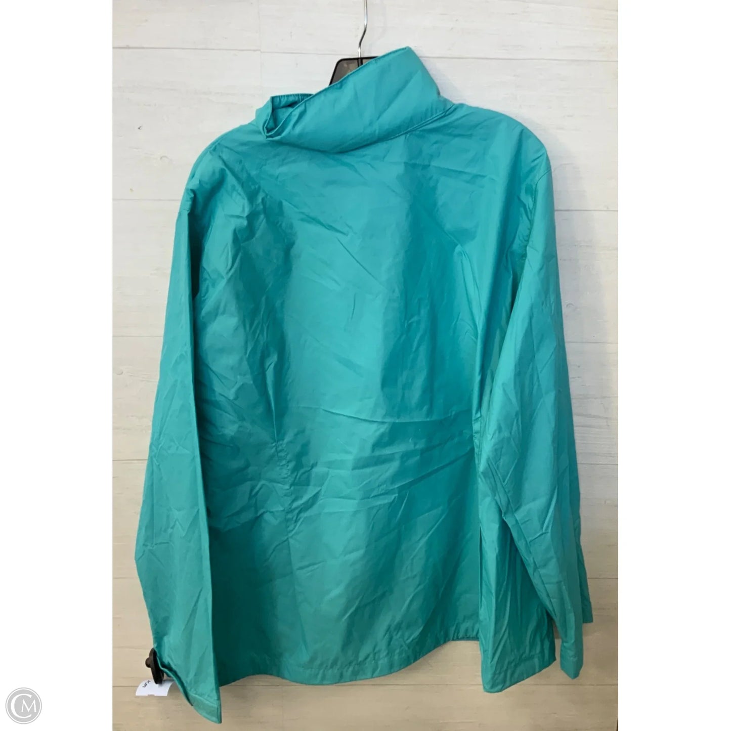 Jacket Windbreaker By Columbia In Teal, Size: 2x