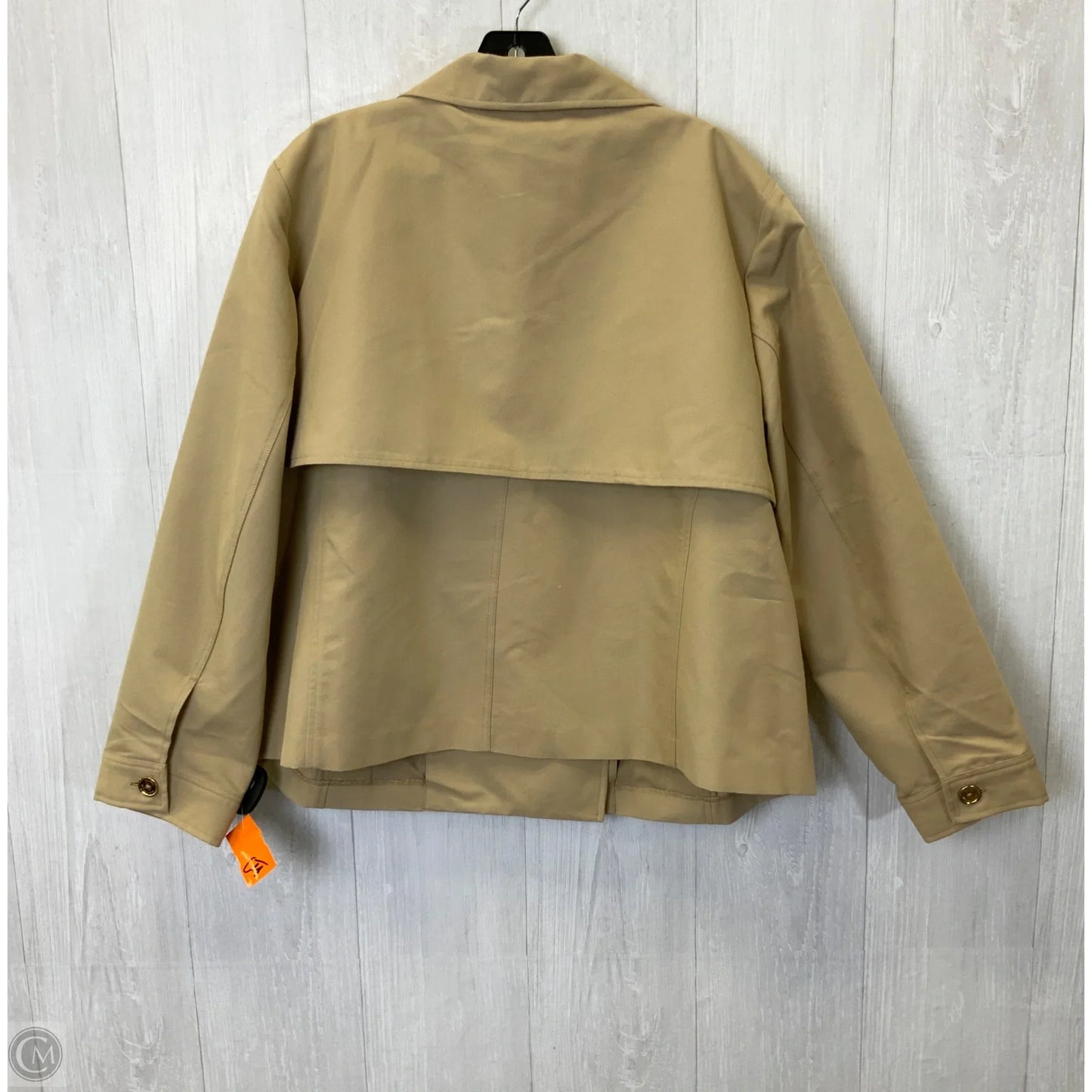 Jacket Utility By Michael By Michael Kors In Tan, Size: 2x