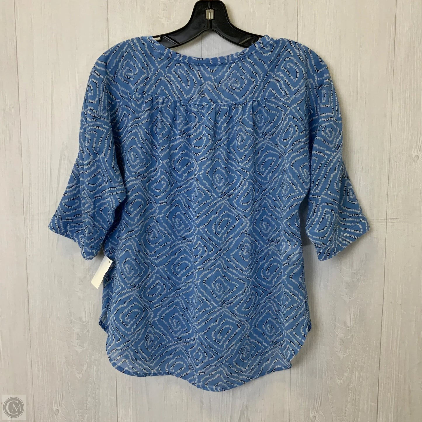 Top 3/4 Sleeve By Loft In Multi-colored, Size: Xs