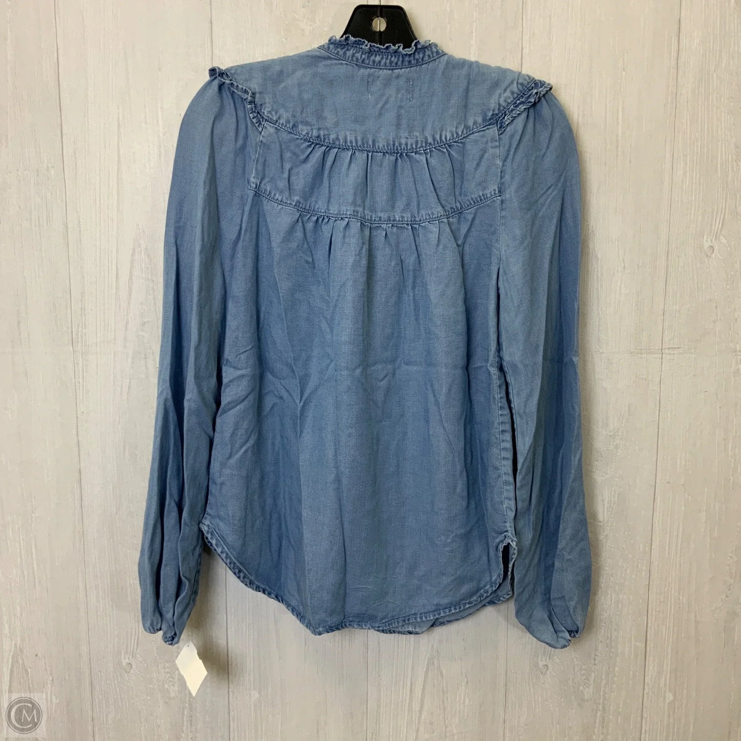 Top Long Sleeve By Maeve In Blue, Size: Xs