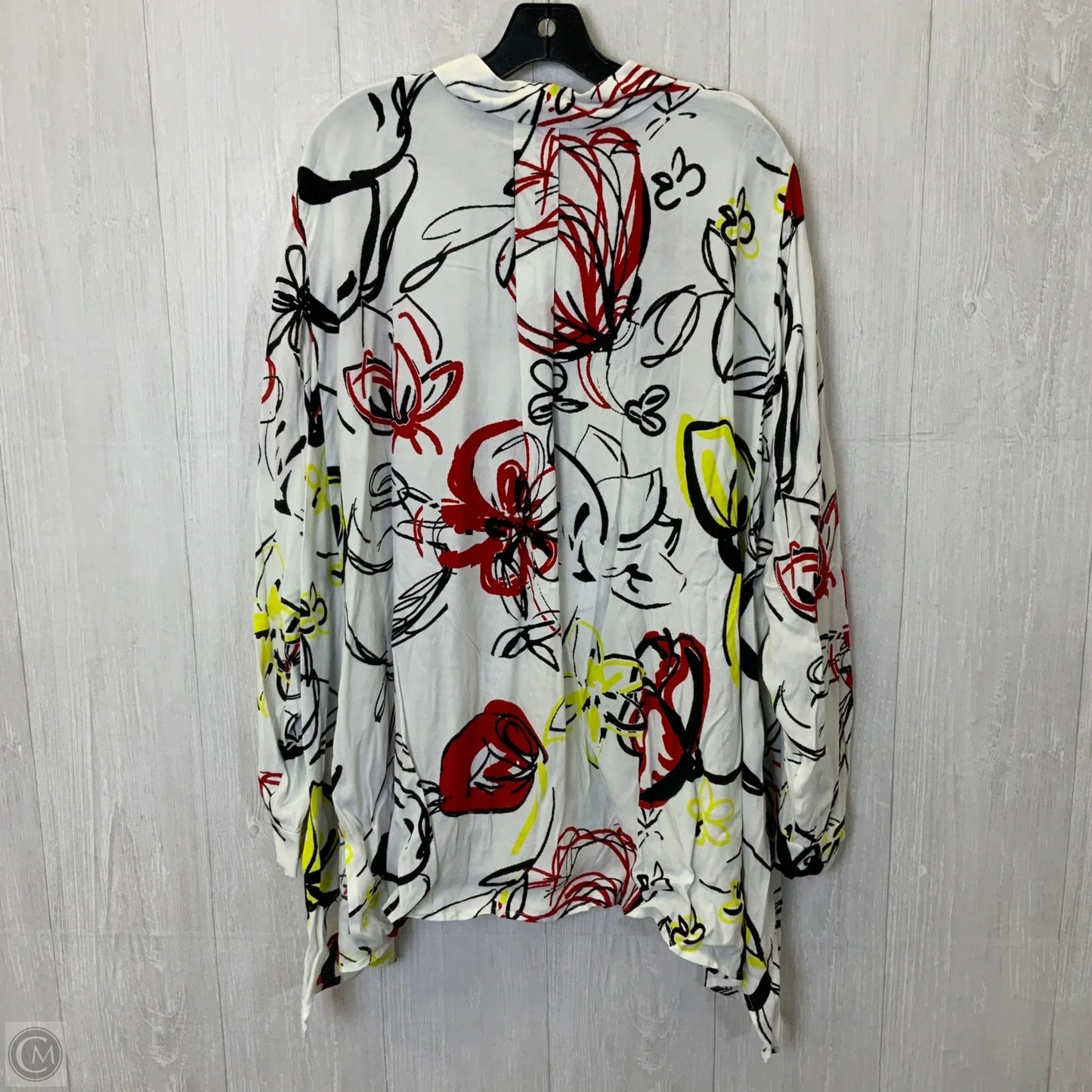 Top Long Sleeve By Clothes Mentor In Multi-colored, Size: 2x