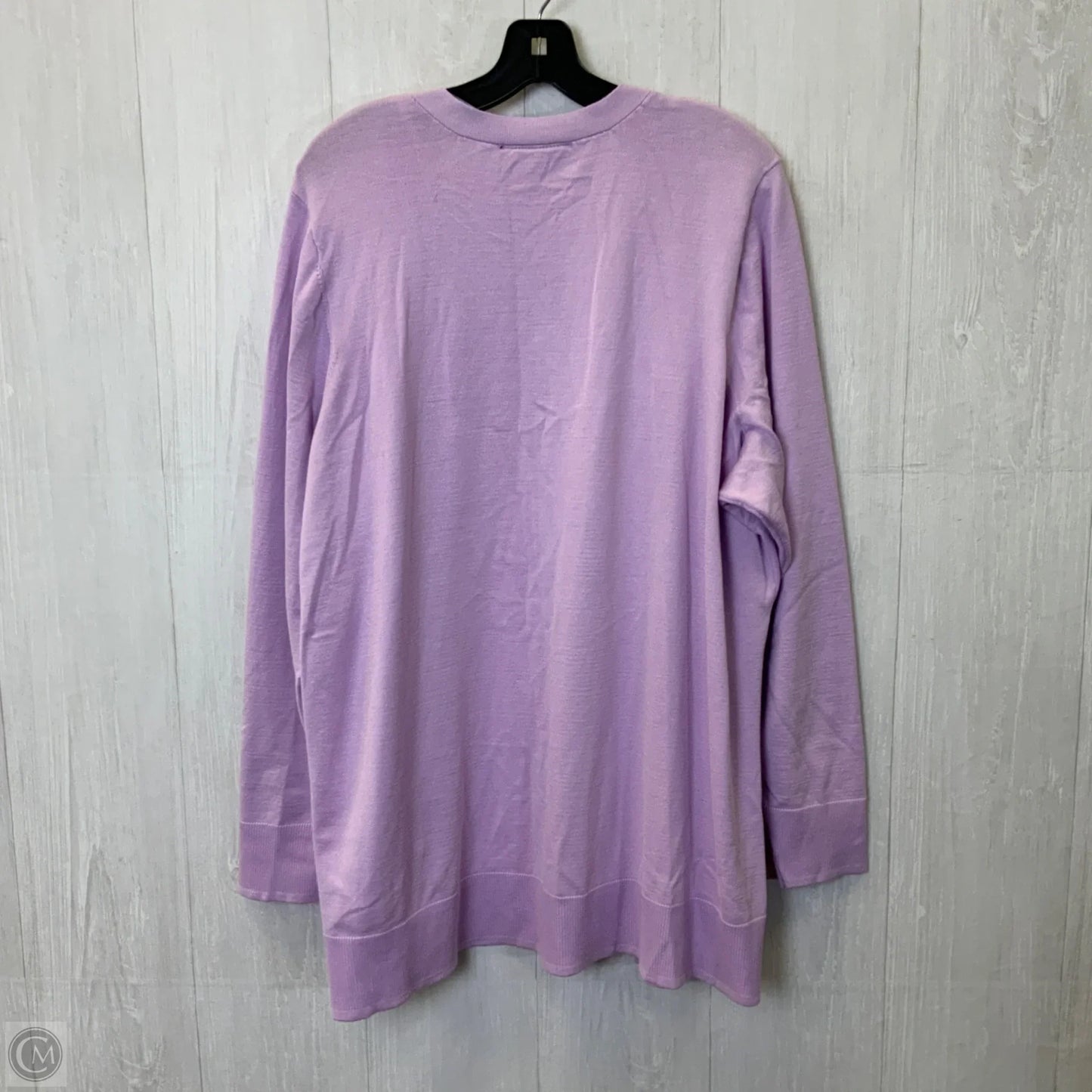 Cardigan By Lane Bryant In Purple, Size: 4x