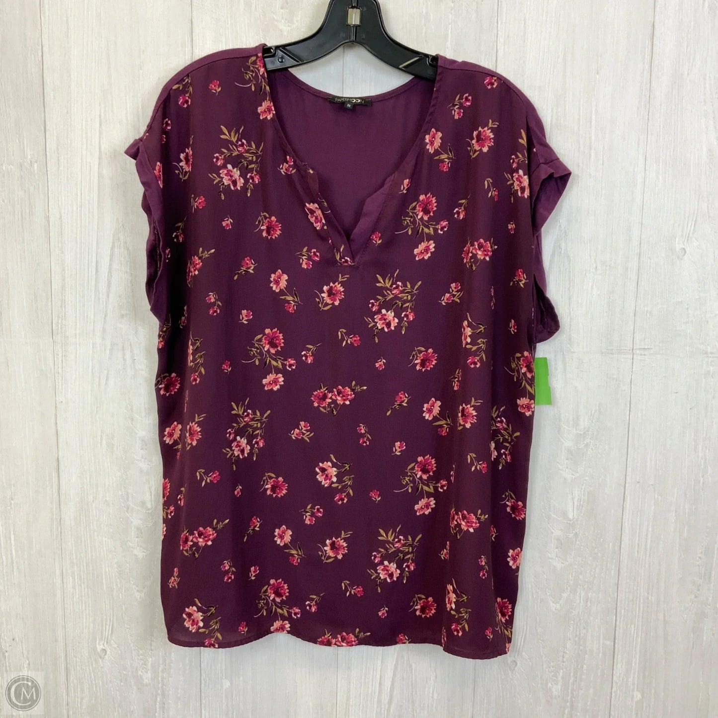 Top Sleeveless By Papermoon In Purple, Size: 1x