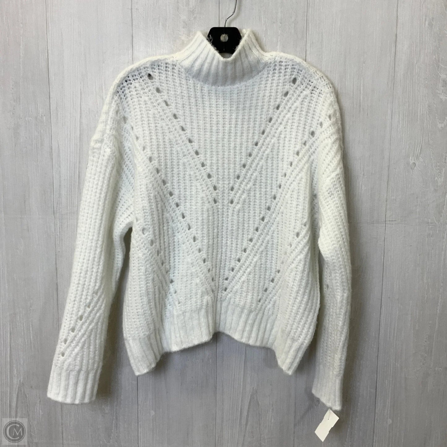 Sweater By Ana In White, Size: M