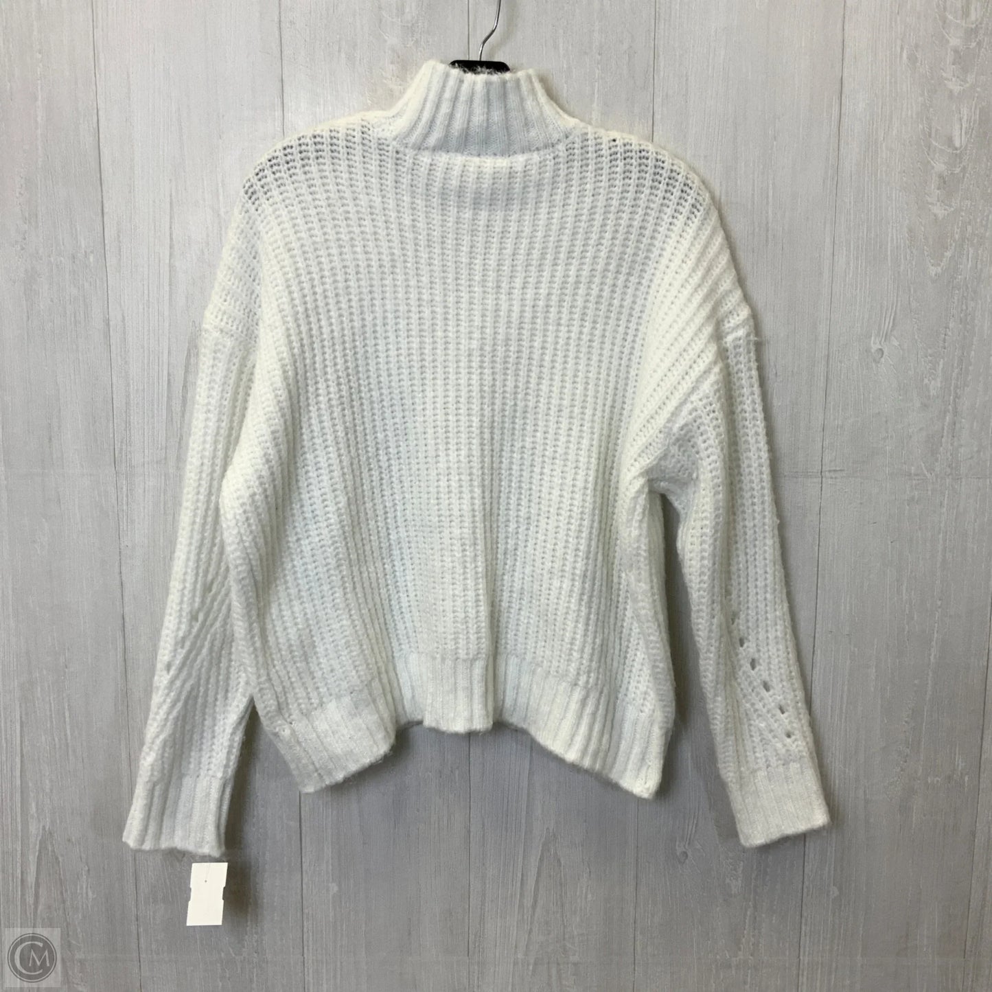 Sweater By Ana In White, Size: M