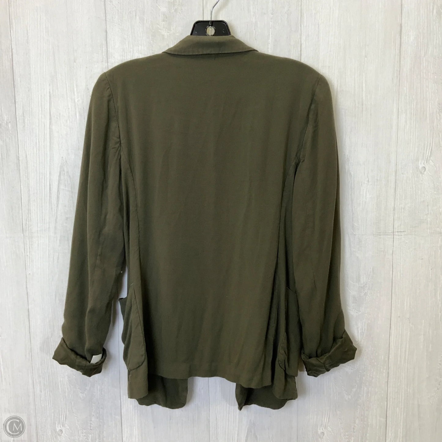 Blazer By Clothes Mentor In Green, Size: Xs