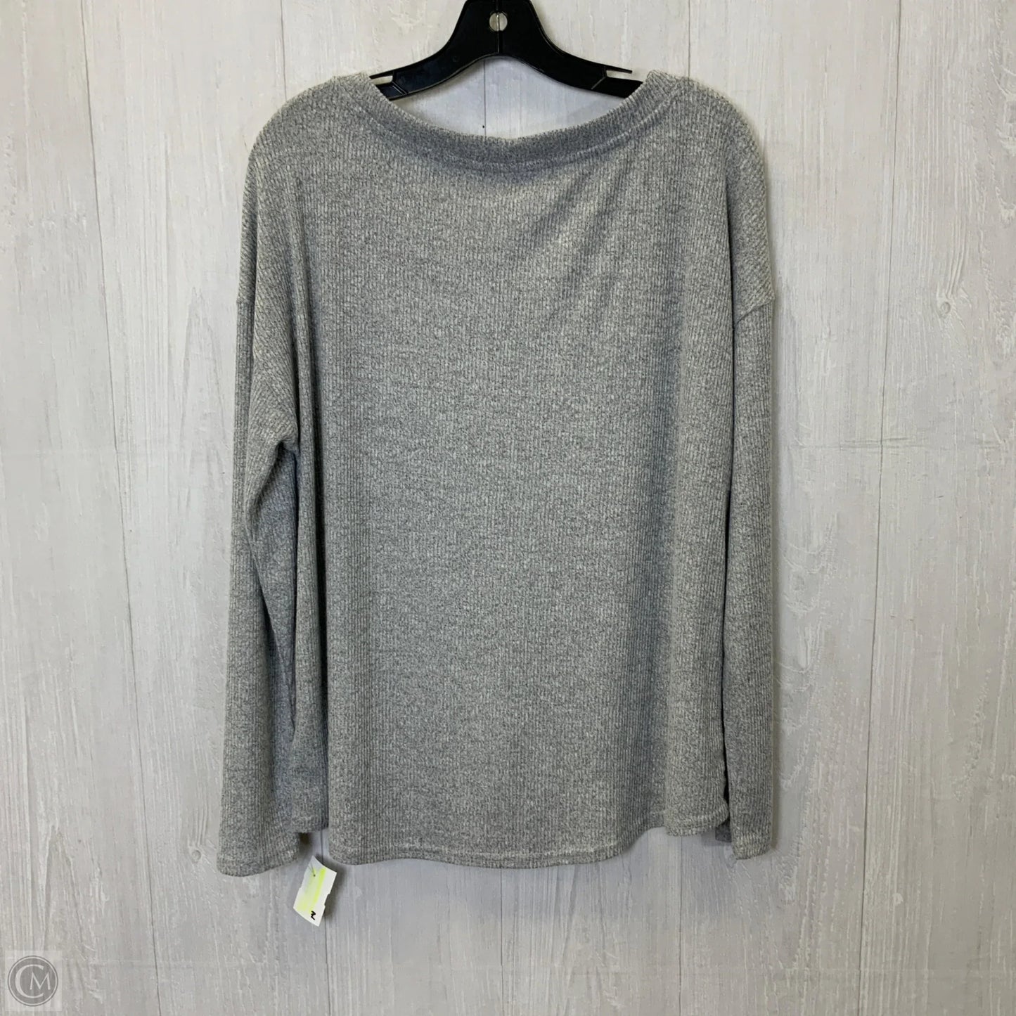 Top Long Sleeve By Gap In Grey, Size: L