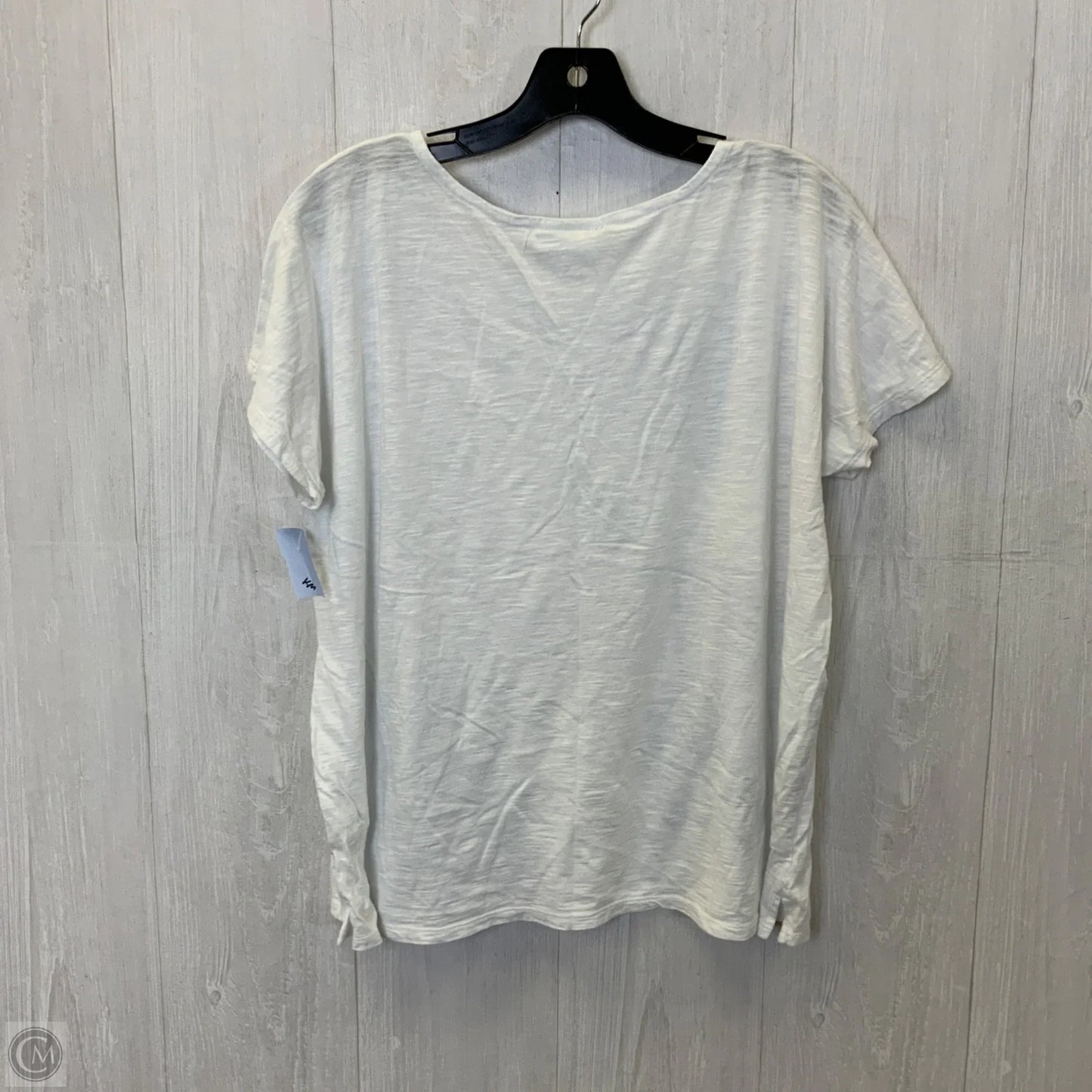 Top Short Sleeve By J. Jill In White, Size: L